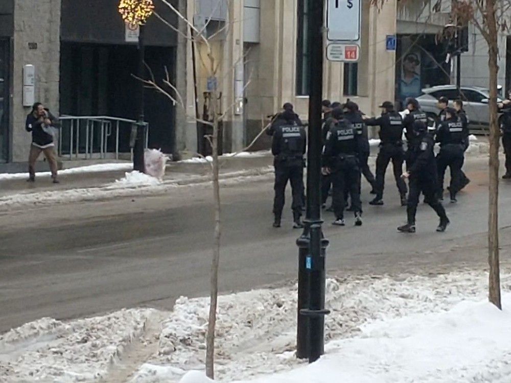 Police intervention with knife-wielding man near UQAM leads to three ...