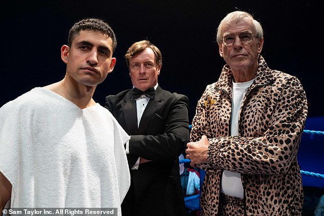 Prince Naseem Hamed joins Pierce Brosnan on the red carpet of the gala ...