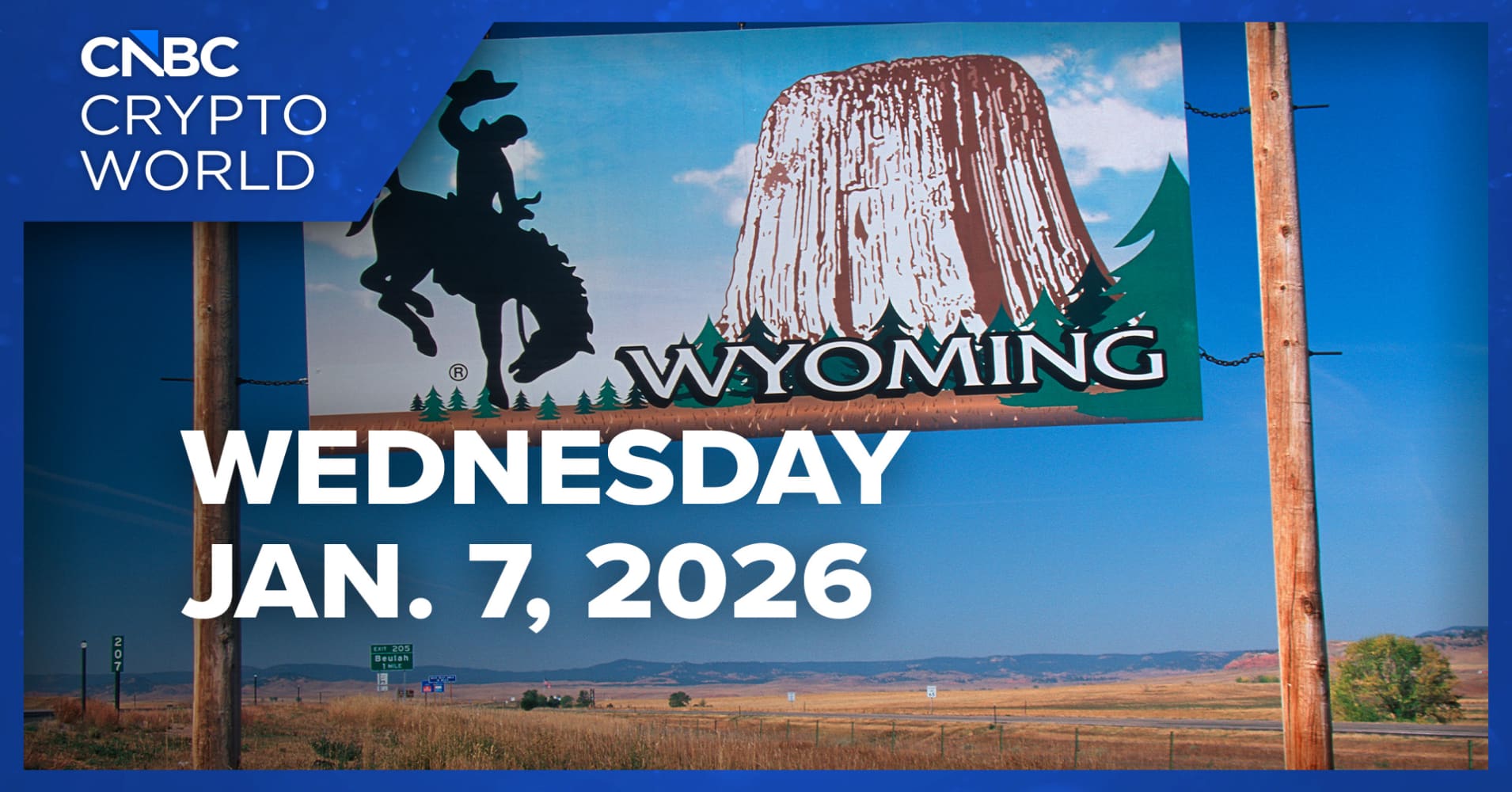 Wyoming makes first state-issued stablecoin available to the public: CNBC  Crypto World | Watch