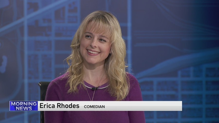 The return of comedian Erica Rhodes! How life has changed since her ...