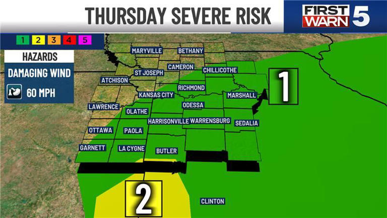 First Warn for Thursday thunderstorms, eyes on Friday wintry mix chance