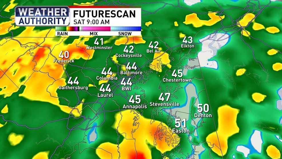 Next weather-maker to bring rain and cooldown to Maryland this weekend