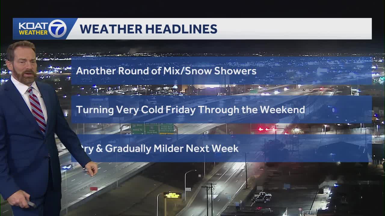 Second round of winter weather expected to bring snow to Albuquerque
