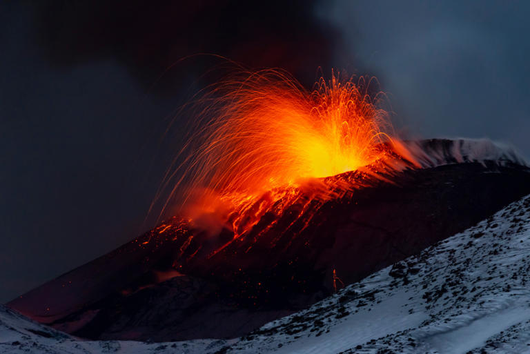Italy Etna Volcano