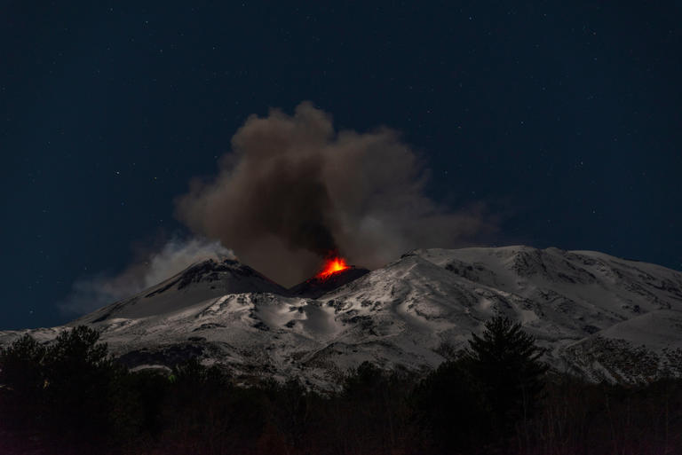 Italy Etna Volcano