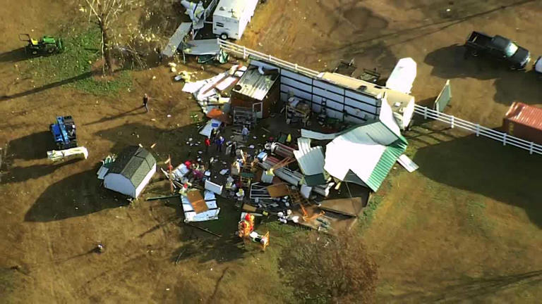 Tornadoes in Oklahoma: Damage left behind in Purcell; several warnings ...