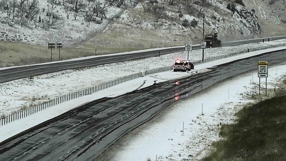 Several crashes reported across Utah as rain, snow showers create slick ...