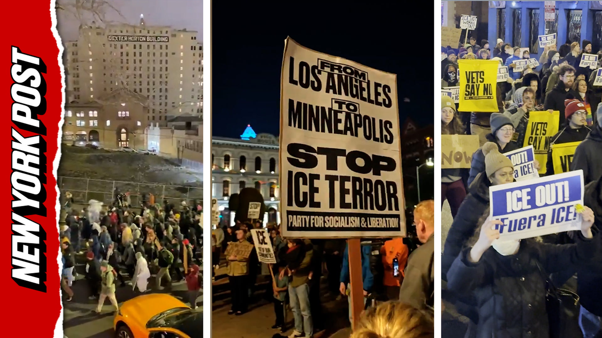 ICE protests erupt nationwide after fatal Minneapolis shooting