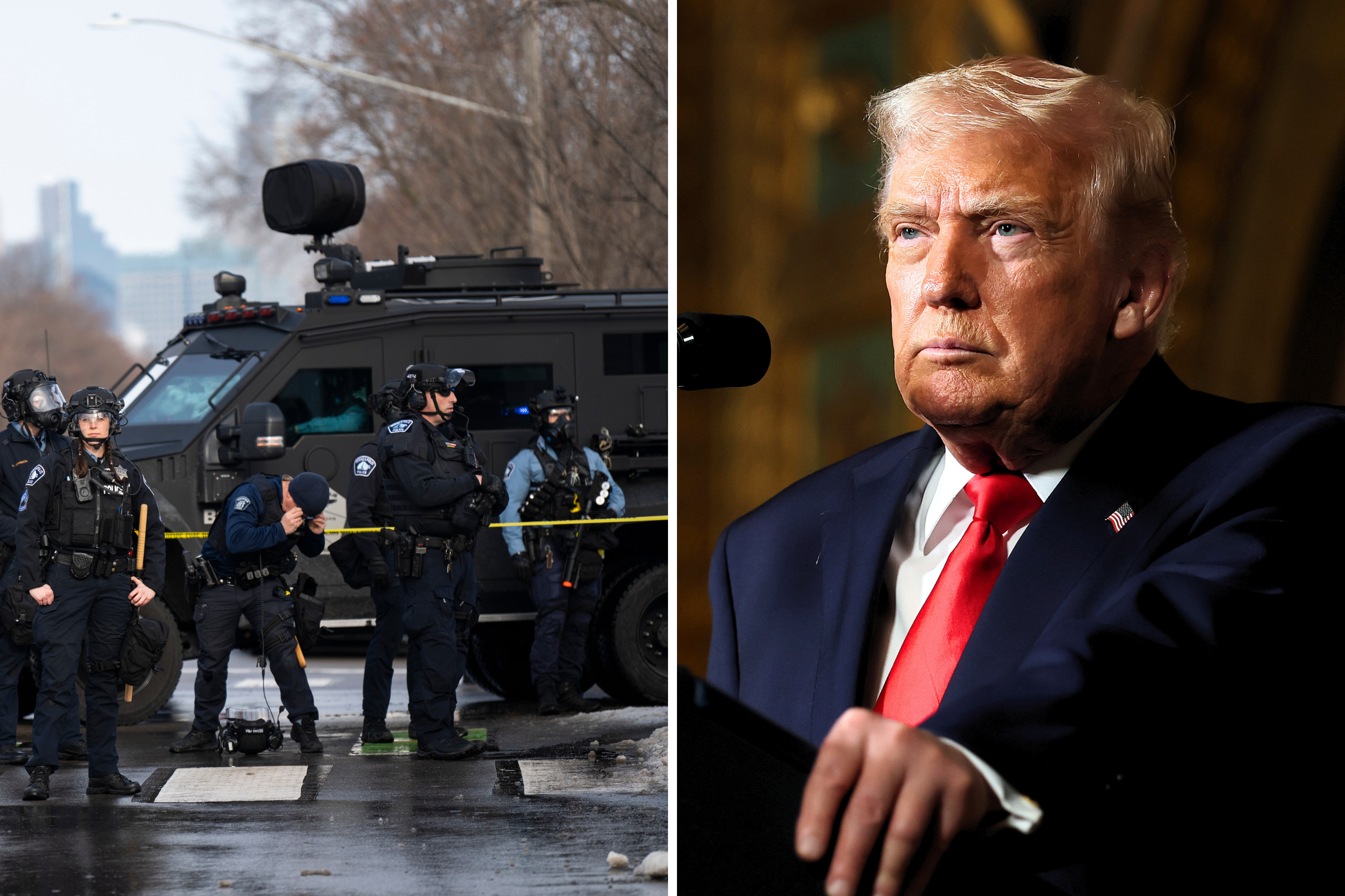 Republicans decry "paramilitary ICE" in break with Trump<br><br>