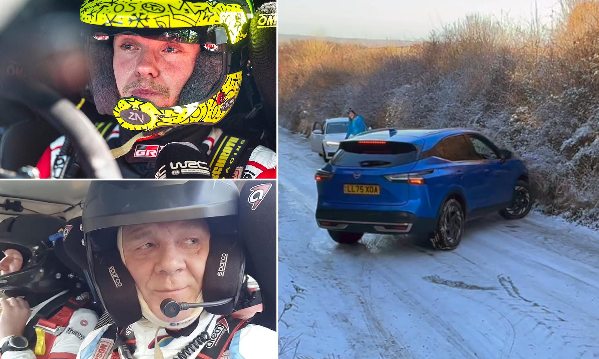 We're champion rally drivers... this is how you should really drive in ...