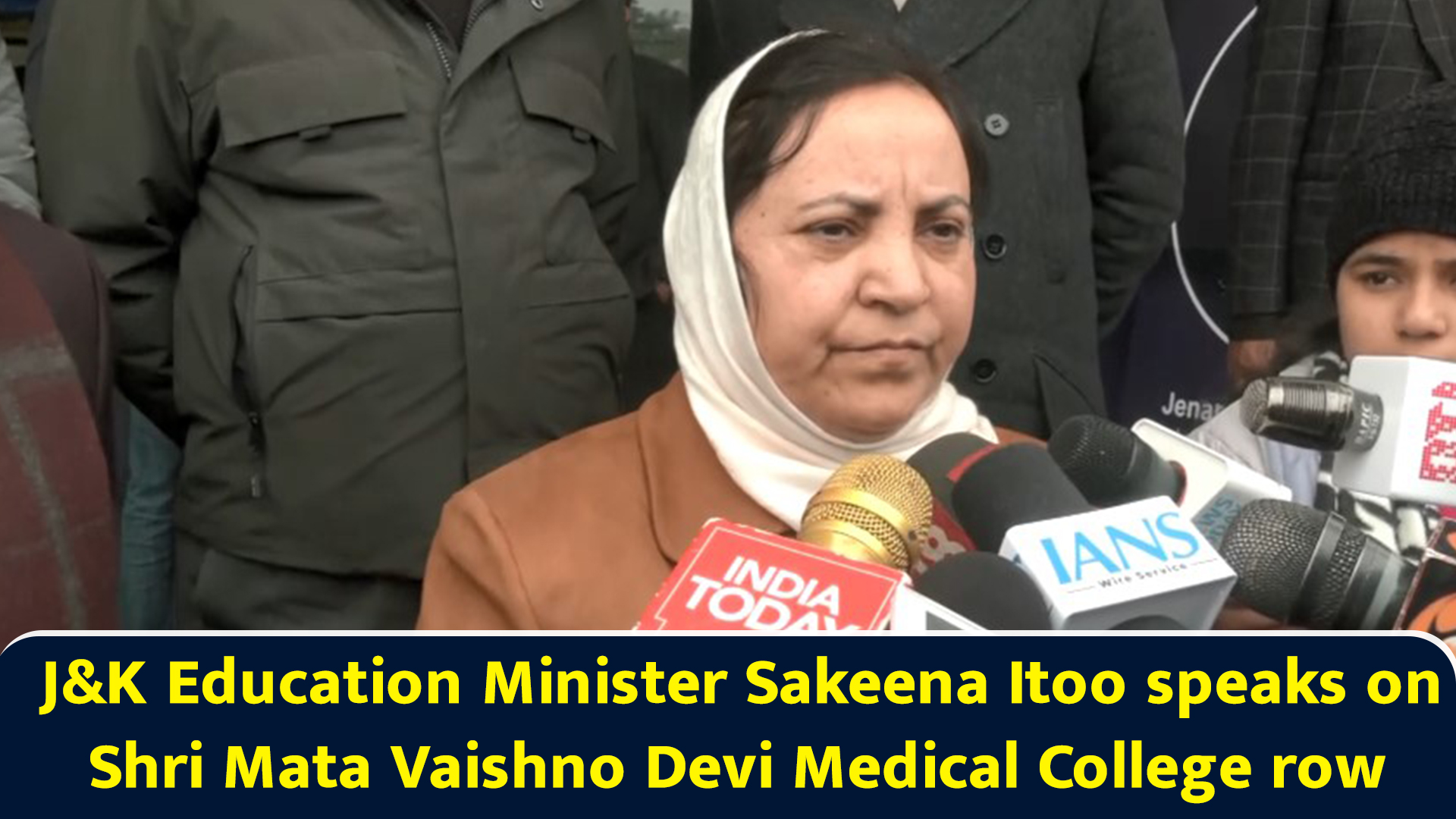 J&K education minister Sakeena Itoo speaks on Shri Mata Vaishno Devi ...