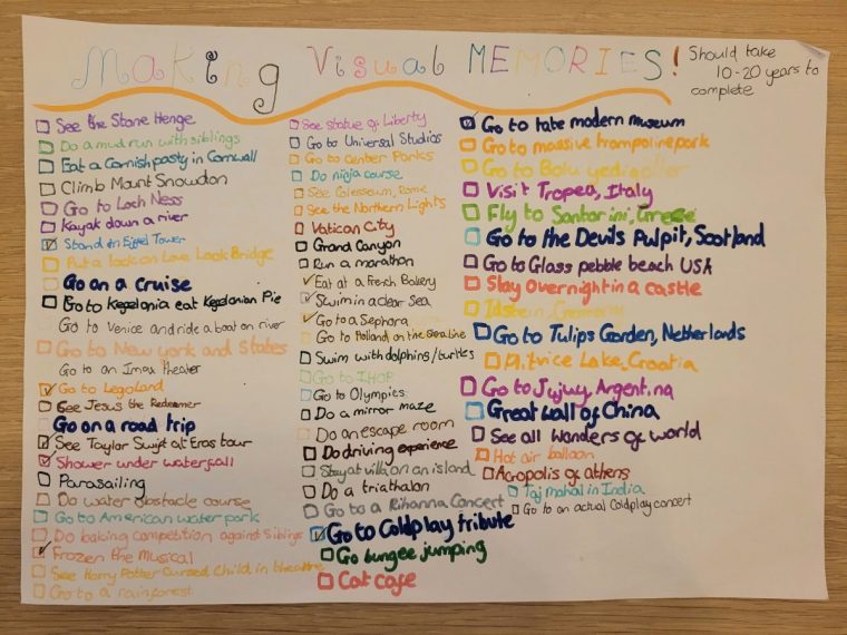 At 13, I’m ticking off experiences on a ‘visual bucket list’ before I ...