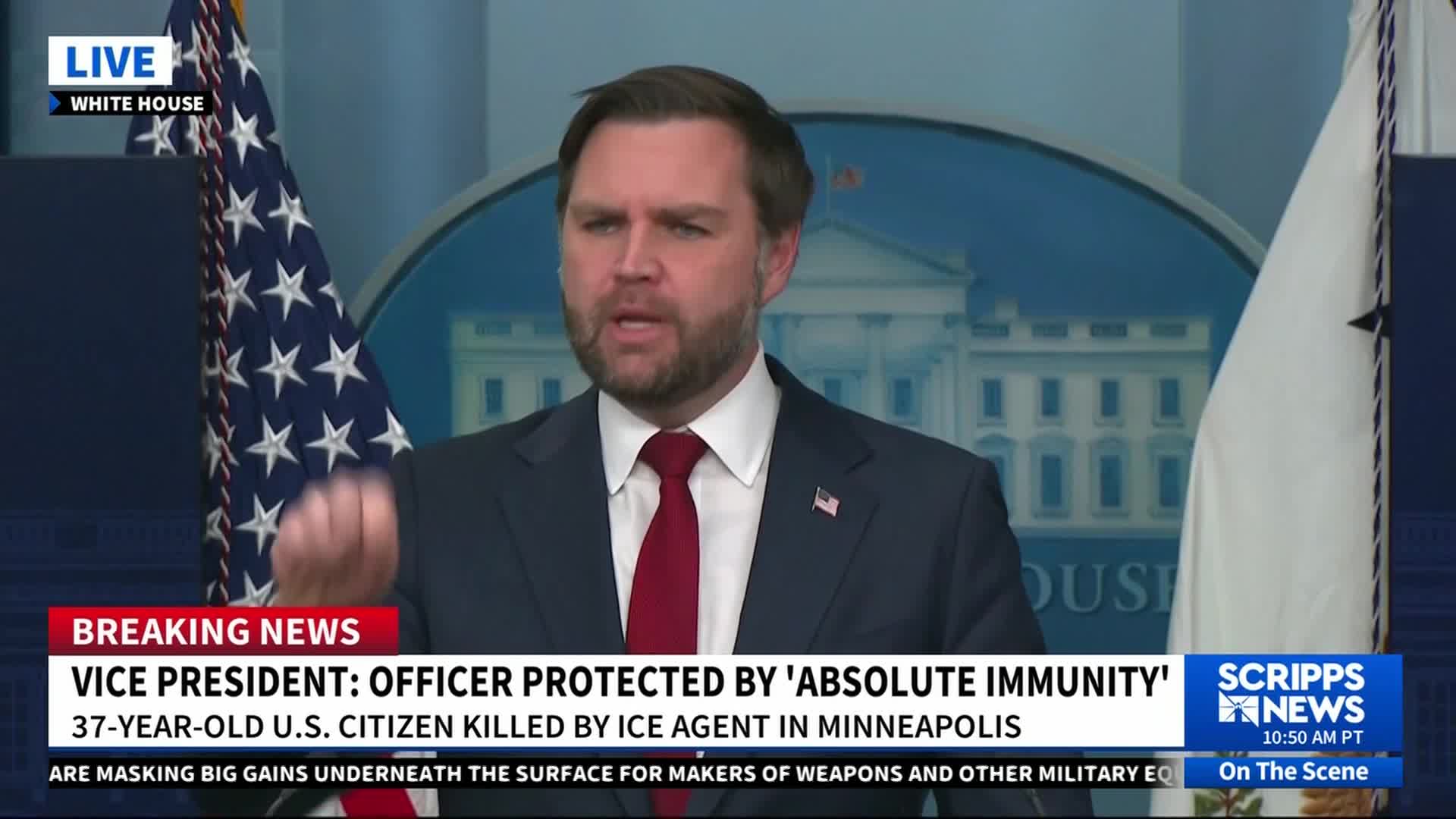 Vance defends ICE agent who killed woman in Minneapolis