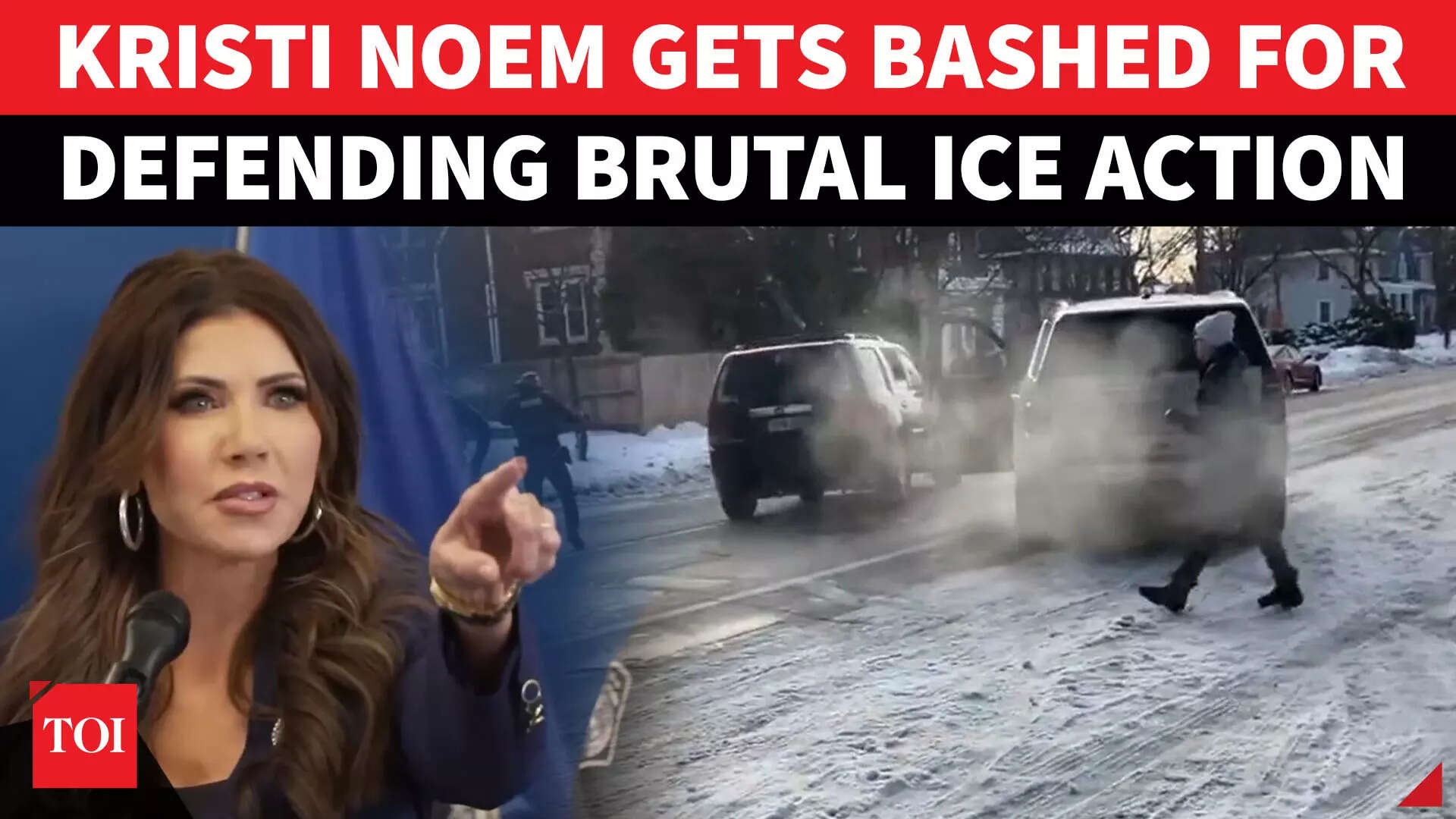 Kristi Noem clashes with reporter in heated presser over Minneapolis ...
