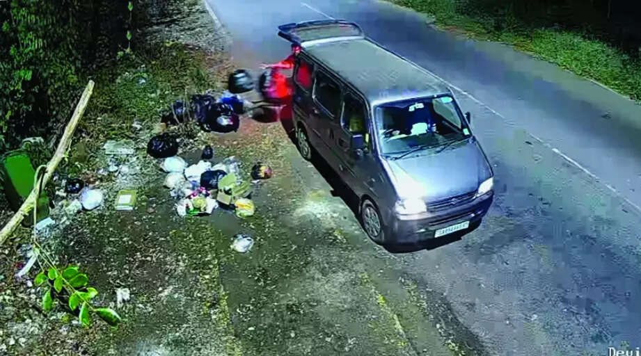Man caught on camera dumping waste in Margao gets Rs 25,000 fine