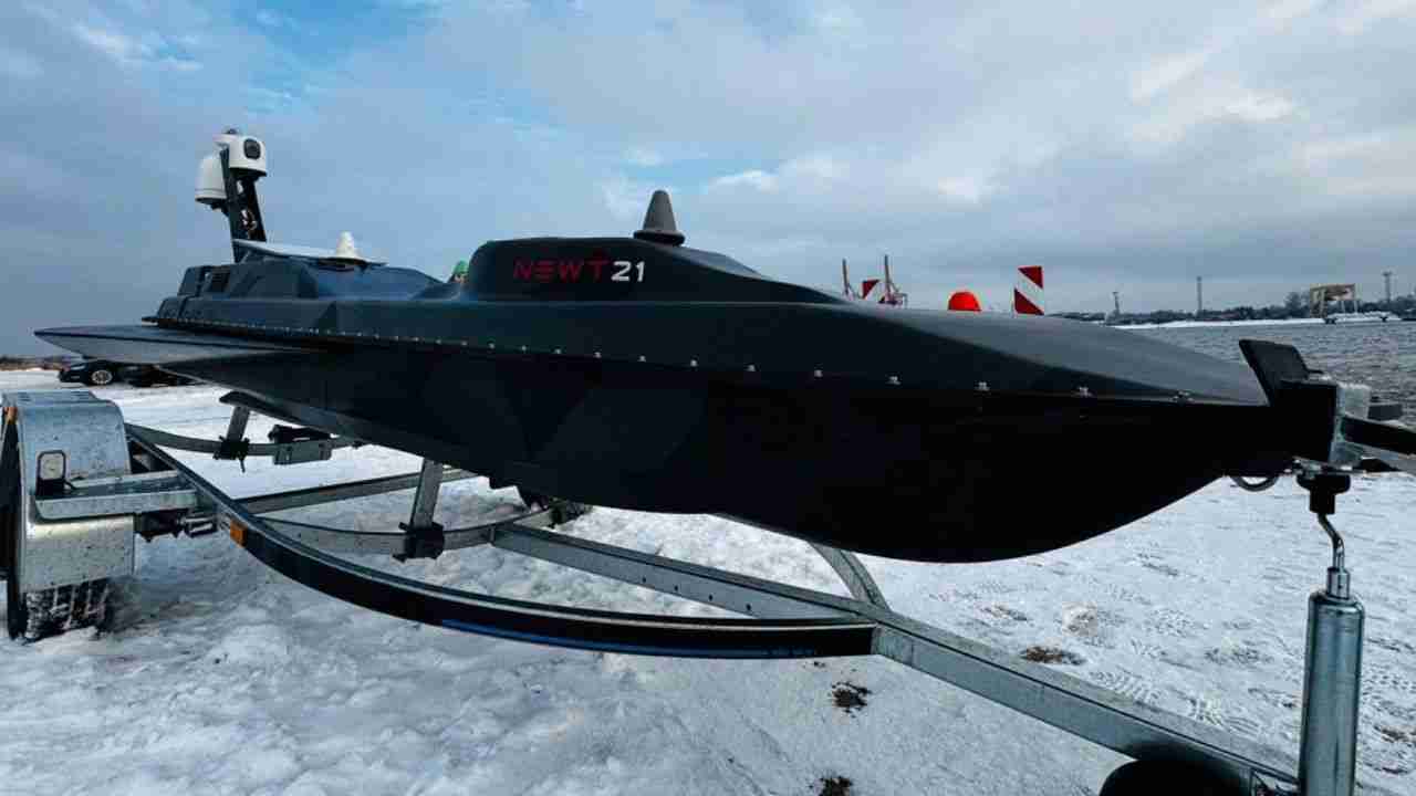 Letônia envia drone naval FOG à Ucrânia para reforçar vigilância marítima