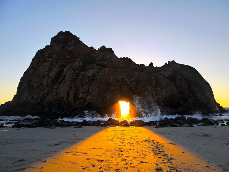 How to see Big Sur's keyhole arch before it's gone