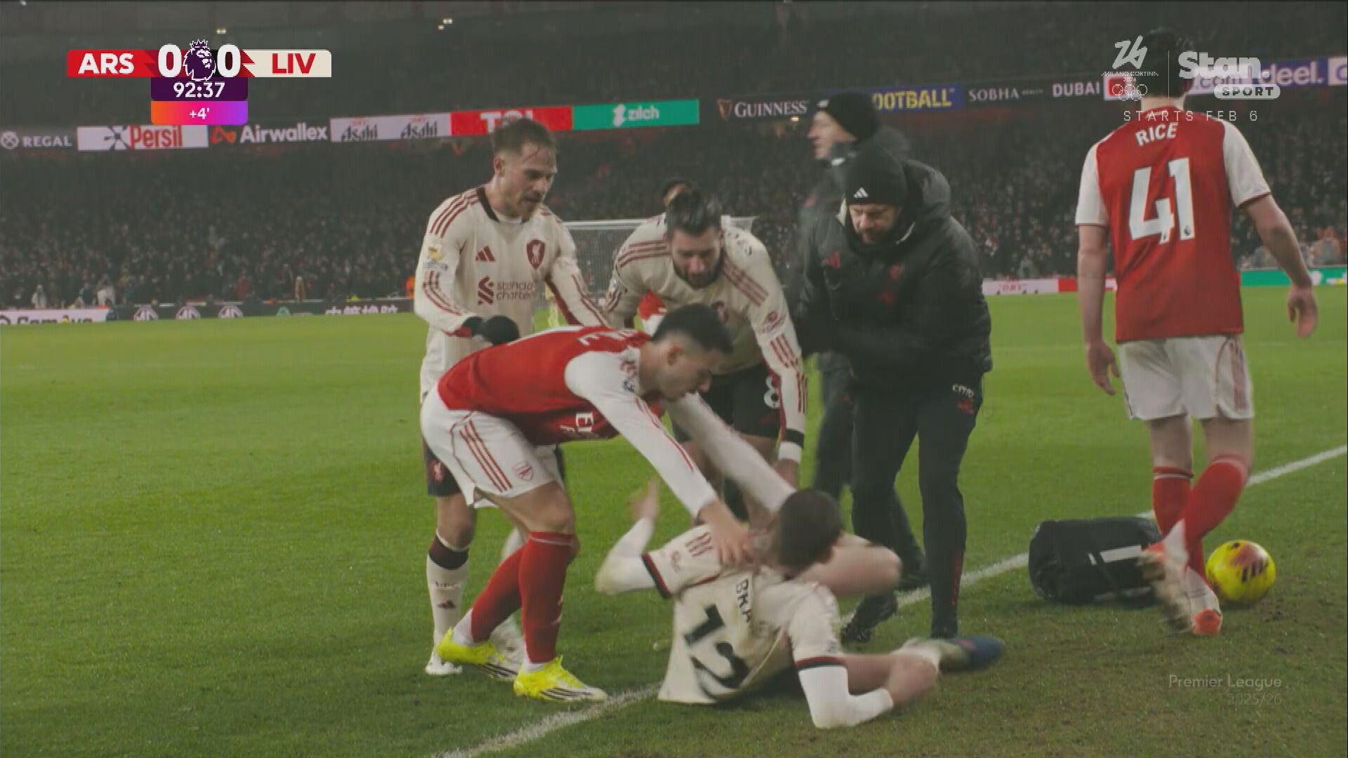 Arsenal player ripped for 'disgraceful' act on rival