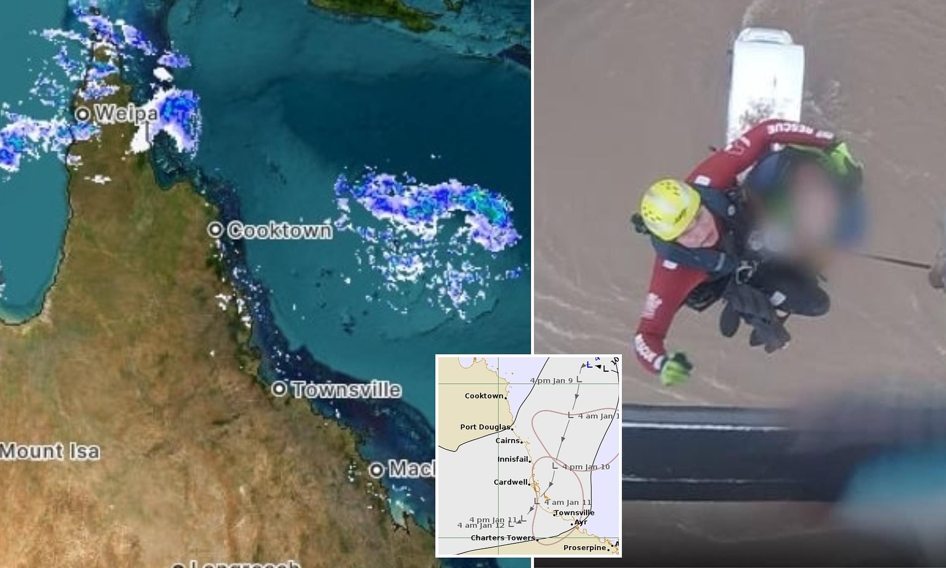 Aussies batten down the hatches as a potential cyclone looms off the ...