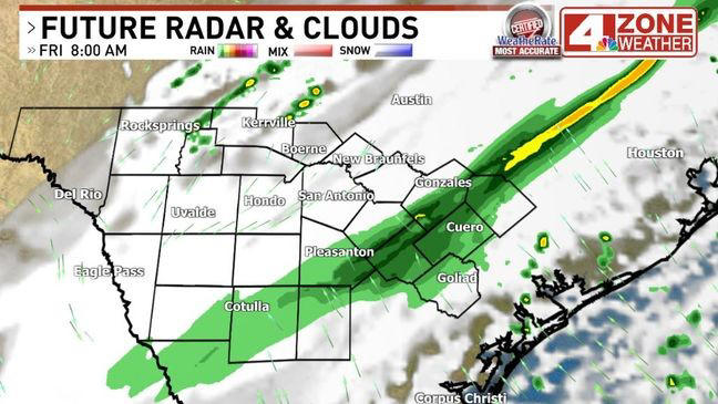 Scattered thunderstorms with hail possible before weekend weather changes