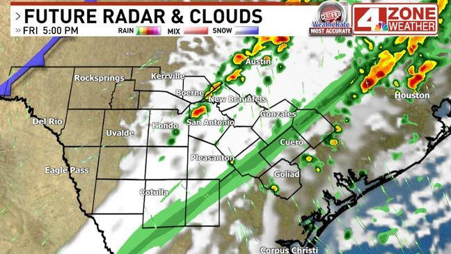 Scattered thunderstorms with hail possible before weekend weather changes