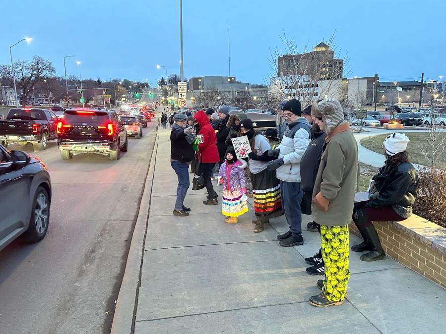 Sioux Falls holds vigil for woman killed by ICE agent