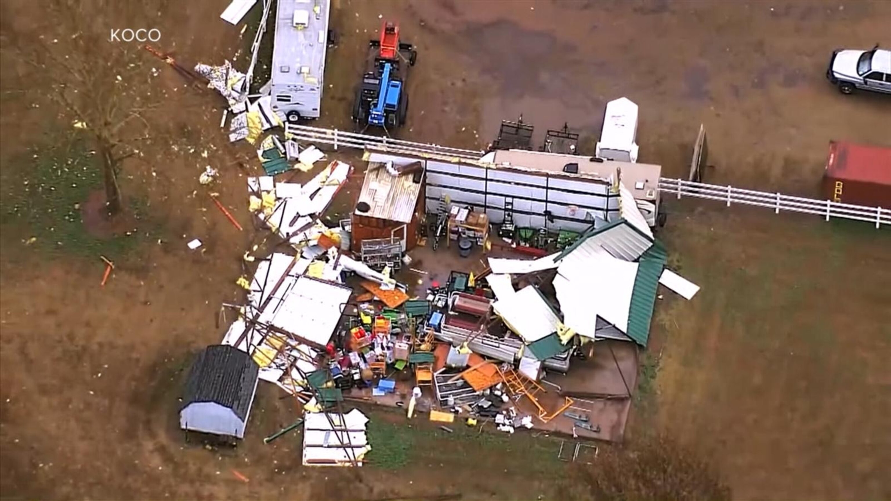 Severe storms in the Heartland trigger multiple tornadoes in Oklahoma
