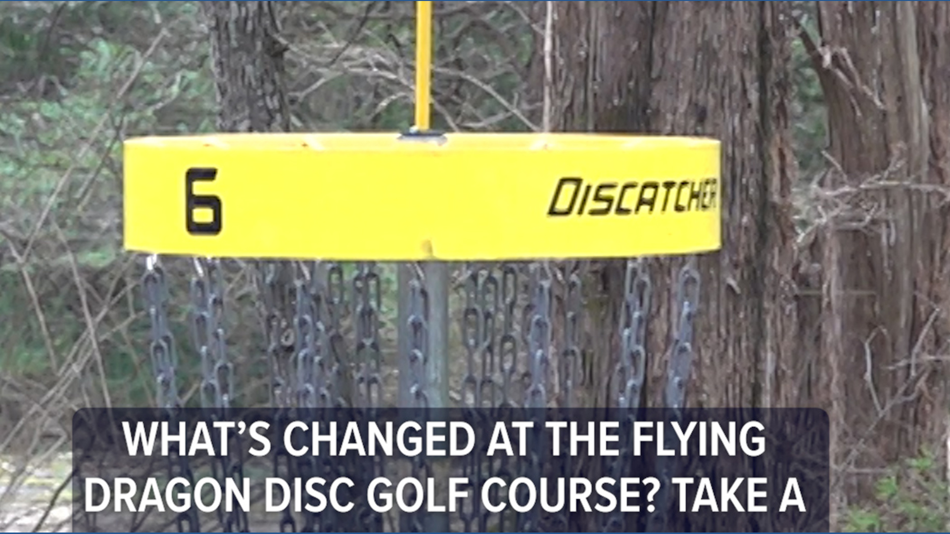 Flying dragon disc golf course renovation