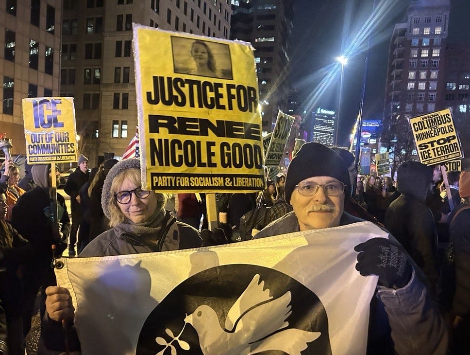 Protesters at Ohio Statehouse rally condemn ICE in wake of Minnesota ...