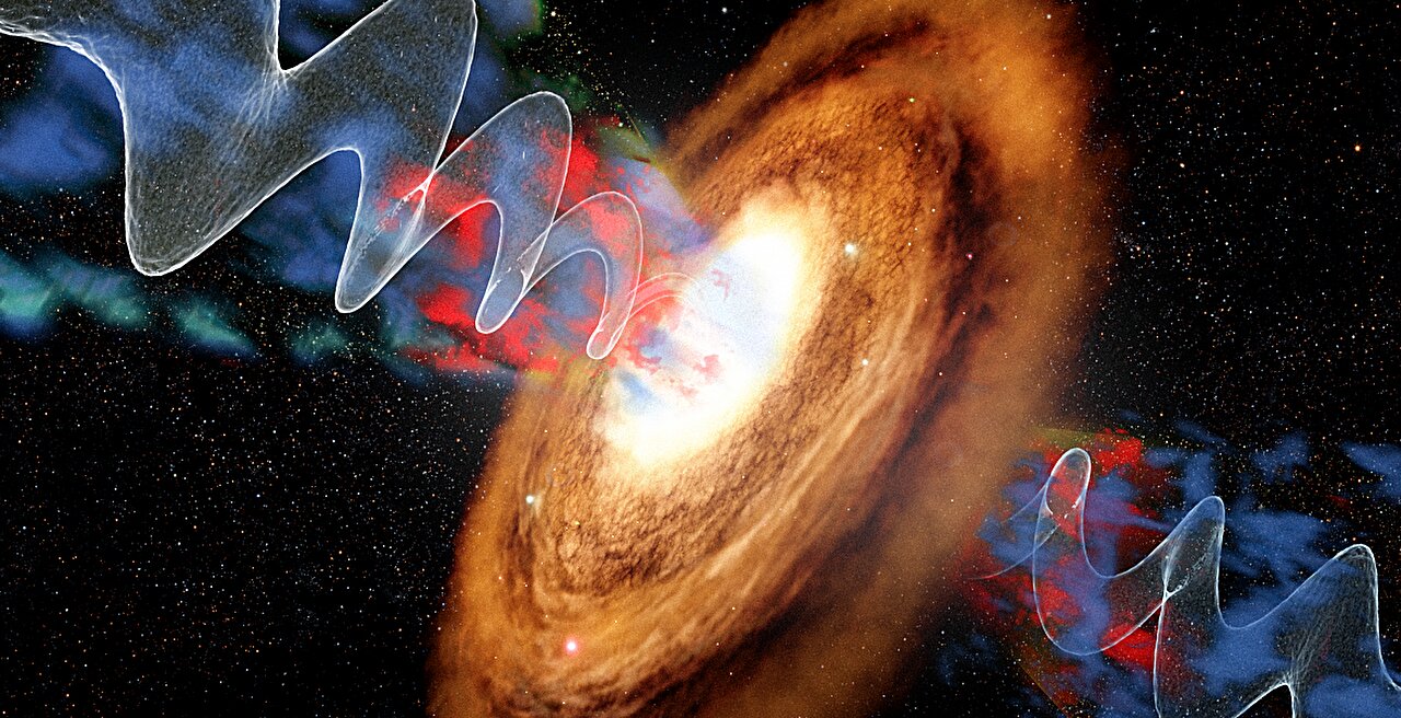 First galaxy-wide wobbling black hole jet discovered in a disk galaxy<br><br>