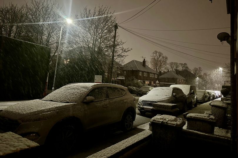 Snow hits Birmingham and West Midlands as Storm Goretti takes hold ...