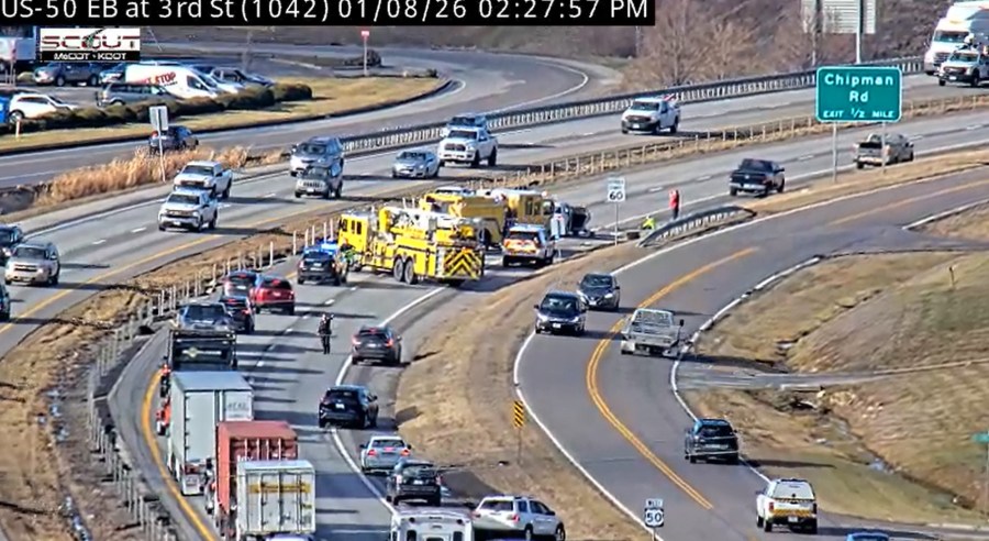 Part of westbound US 50 highway reopens after crash in Lee’s Summit