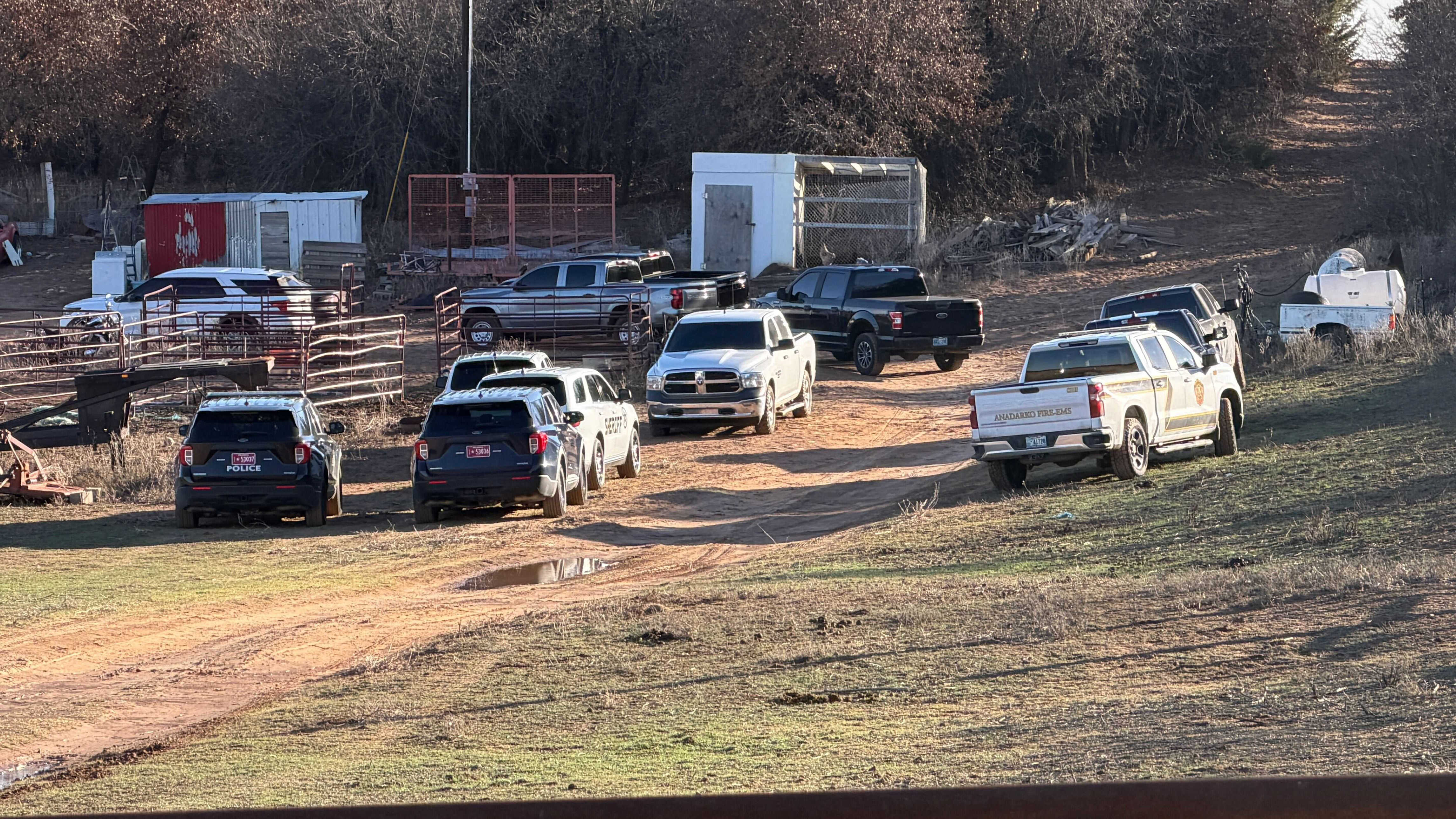 Law enforcement searches Caddo County property connected to parents of ...