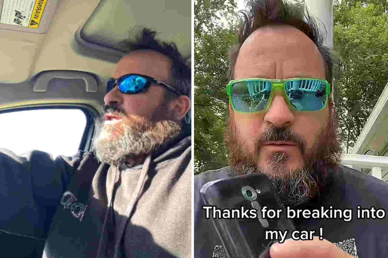 Ladrão quebra carro para roubar aparelho de pagamento de pedágio e deixa celular para trás: "Quer de volta?"