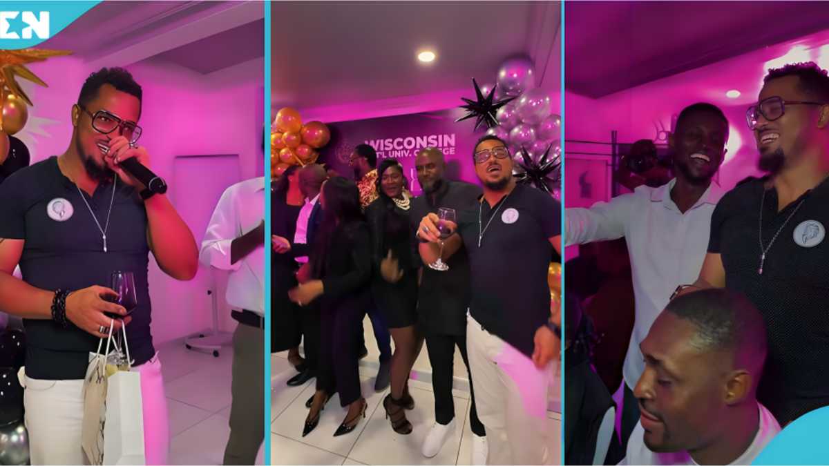 From actor to lawyer Van Vicker completes LLB, parties with mates in video