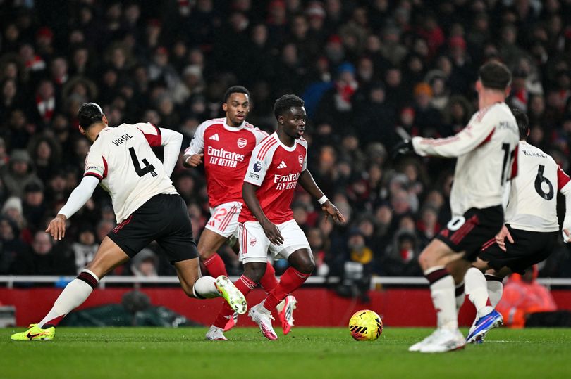 Saka enjoyed a dominant first half, but neither team managed to find the breakthrough