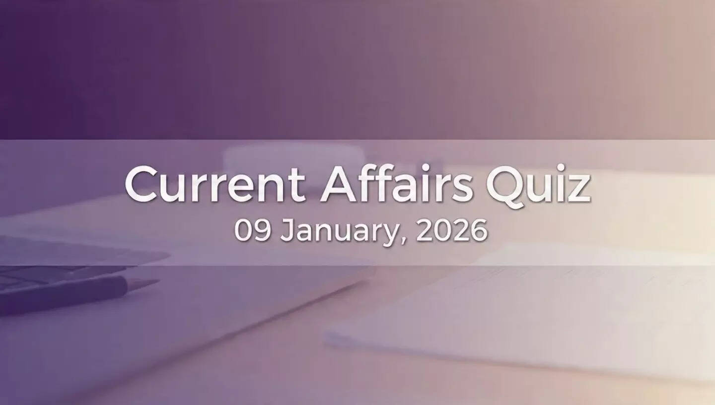 GK quiz today, 9 January, 2026; latest current affairs questions & answers
