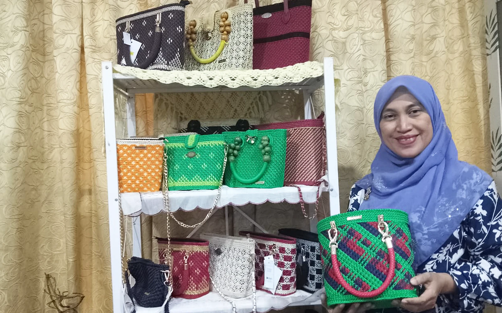 Weaving income and community together through crochet