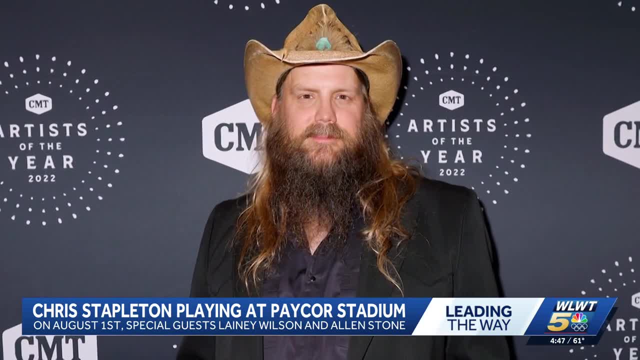 Country music star Chris Stapleton coming to Cincinnati for stadium show