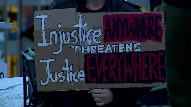 No ICE: Groups protest in Grand Rapids, Kalamazoo