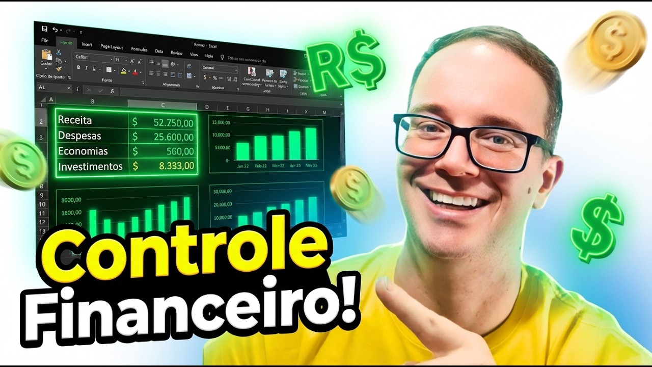 Como fazer planilha no Excel do zero para controle financeiro | Guia ...