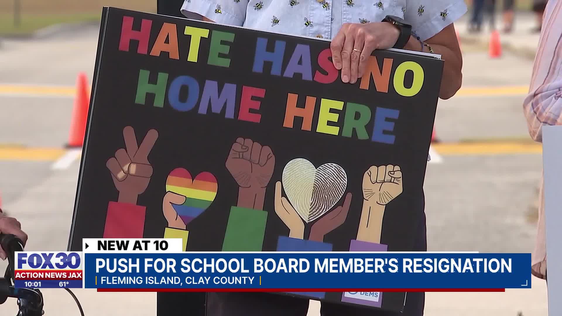 Clay County neighbors demand school board member to resign after ...