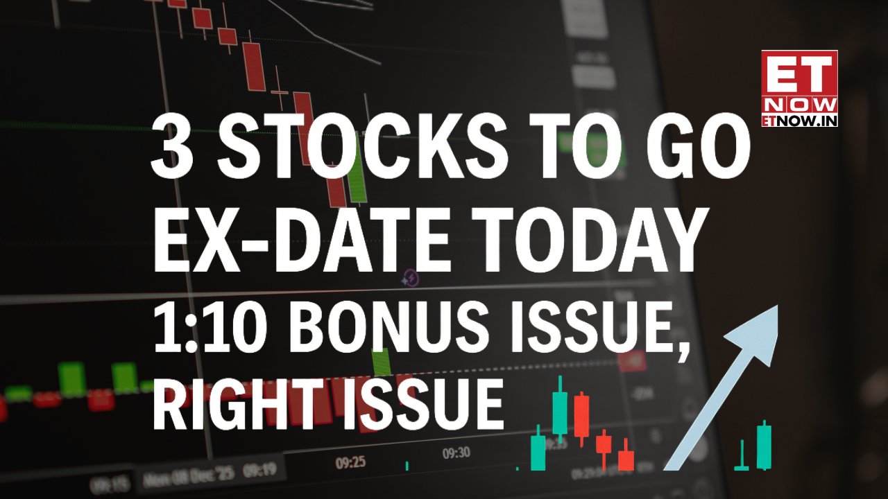 1:10 bonus issue, right issue: 3 stocks to go ex-date today - full list