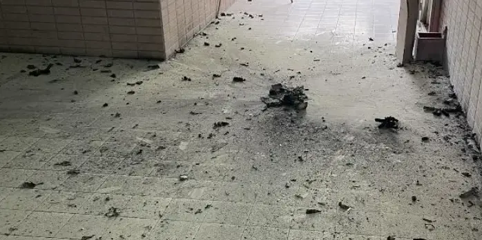 ▲高雄科技大學旗津校區突傳火警，所幸無人傷亡。（圖／翻攝畫面）