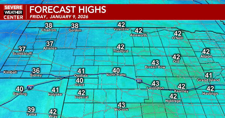 Chilly and windy Friday, warmer weather returns by Sunday