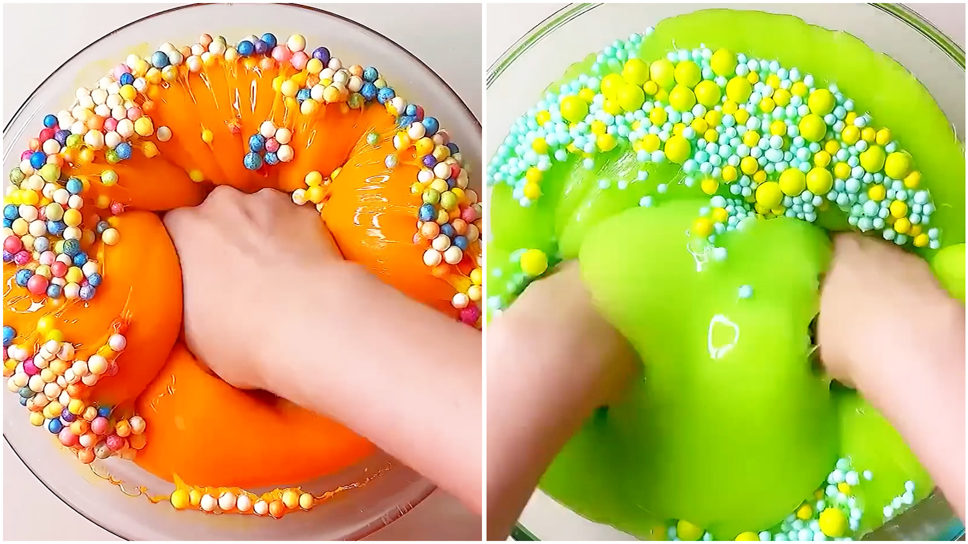 Rustgevende slime geluiden om te ontspannen