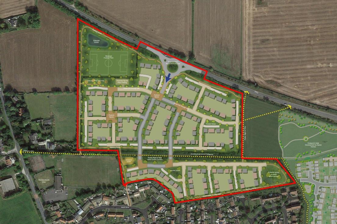 Grassroots football club's concerns over lost pitches due to housing plans