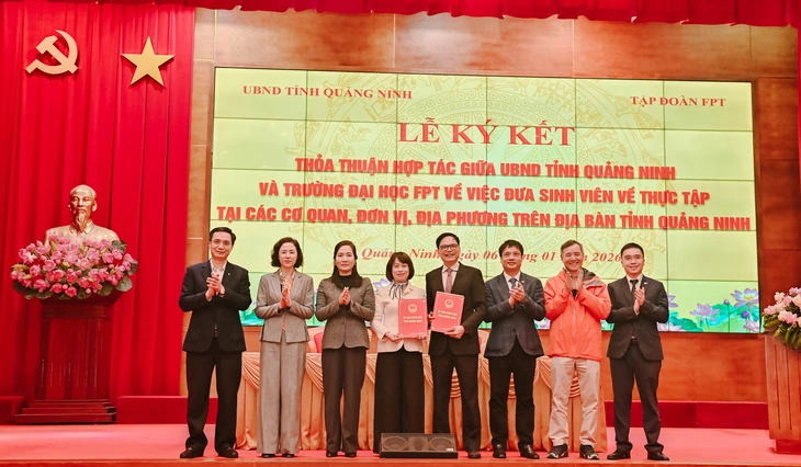 Tỉnh Quảng Ninh phối hợp FPT đưa sinh viên về xã, phường hỗ trợ triển khai Nghị quyết 57