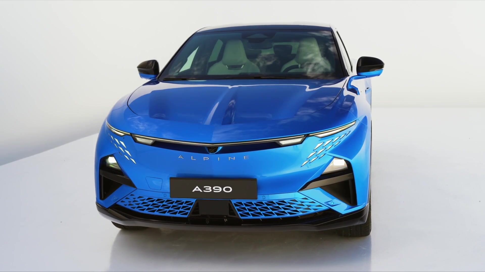 Alpine A390 GT design preview in Alpine Vision Blue