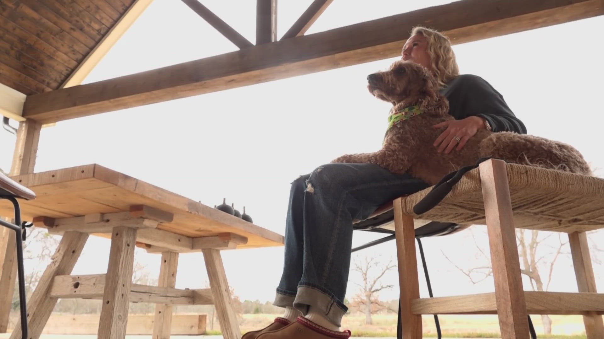 East Texas family hopes for reunion with missing dog Kimber on private property<br>